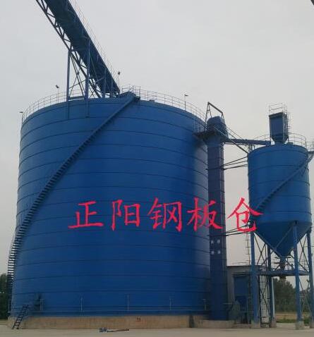 白鹭湖管理区大型矿粉钢板库